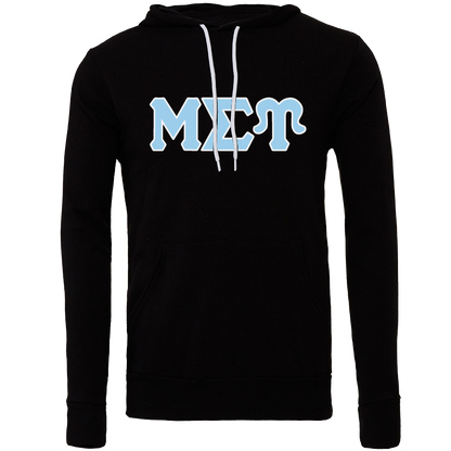 Mu Sigma Upsilon Lettered Hooded Sweatshirts