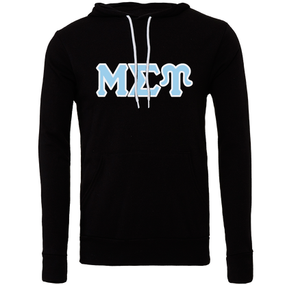Mu Sigma Upsilon Embroidered Lettered Hooded Sweatshirts