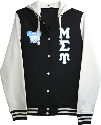 Mu Sigma Upsilon Varsity Hooded Sweatshirt
