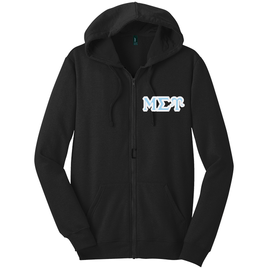 Mu Sigma Upsilon Zip-Up Hooded Sweatshirts