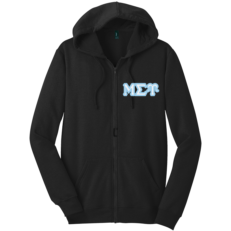 Mu Sigma Upsilon Zip-Up Hooded Sweatshirts