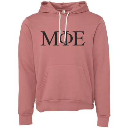 Mu Phi Epsilon Lettered Hooded Sweatshirts