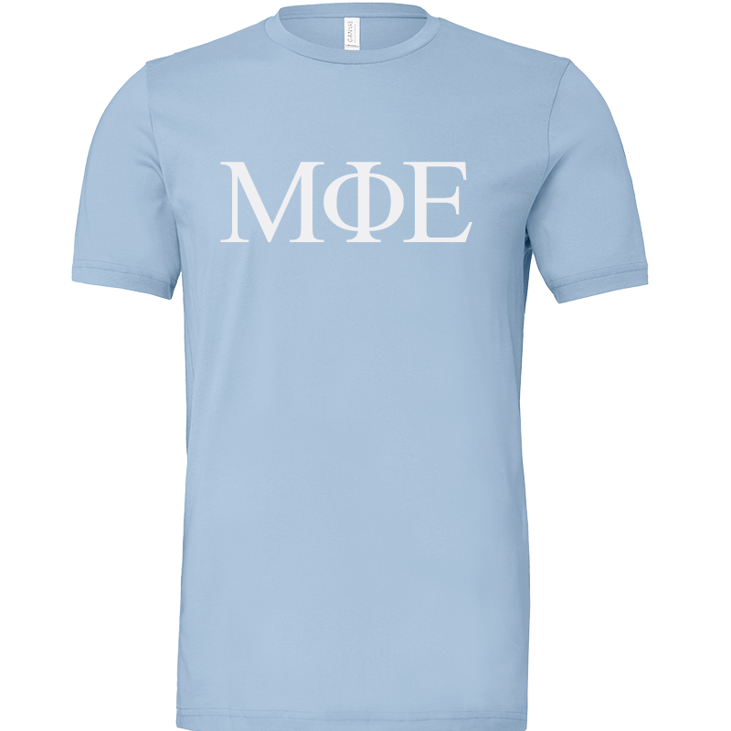 Mu Phi Epsilon Lettered Short Sleeve T-Shirts