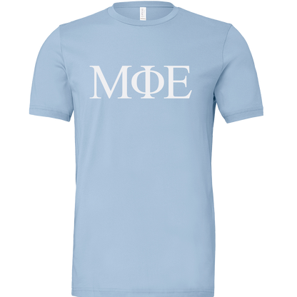 Mu Phi Epsilon Lettered Short Sleeve T-Shirts