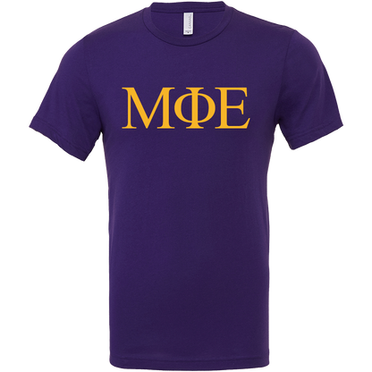 Mu Phi Epsilon Lettered Short Sleeve T-Shirts