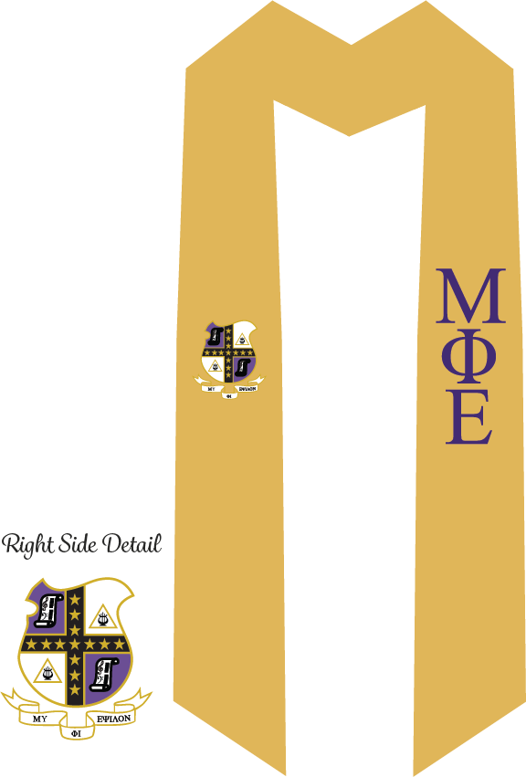 Mu Phi Epsilon Graduation Stoles