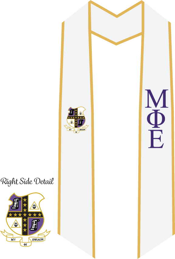 Mu Phi Epsilon Graduation Stoles