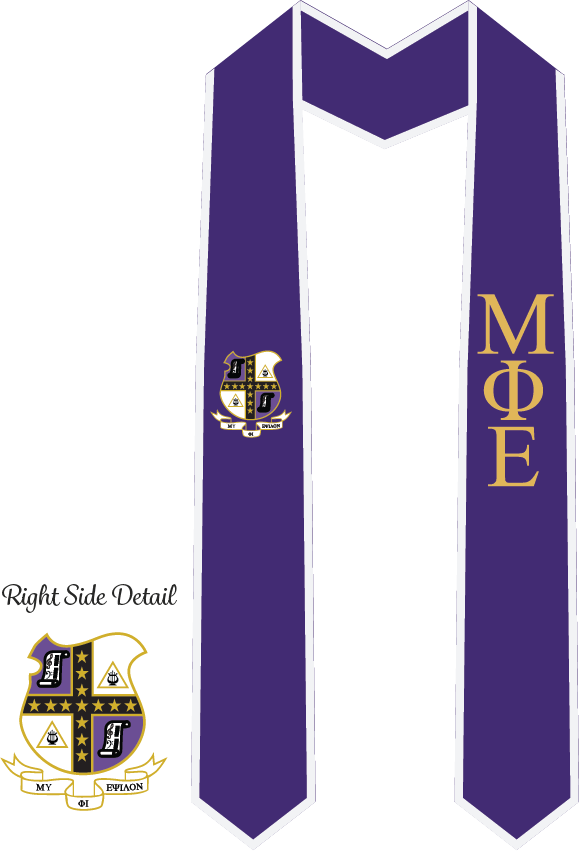 Mu Phi Epsilon Graduation Stoles
