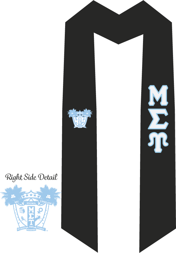 Mu Sigma Upsilon Graduation Stoles