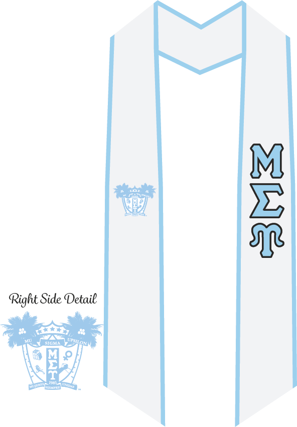Mu Sigma Upsilon Graduation Stoles