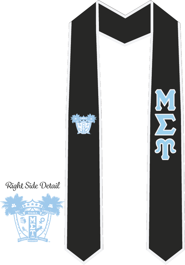 Mu Sigma Upsilon Graduation Stoles