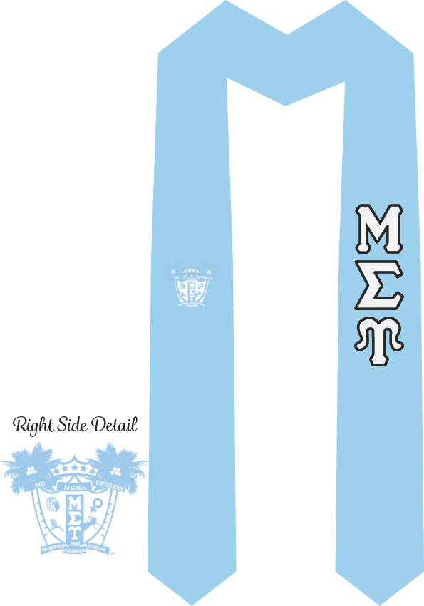 Mu Sigma Upsilon Graduation Stoles