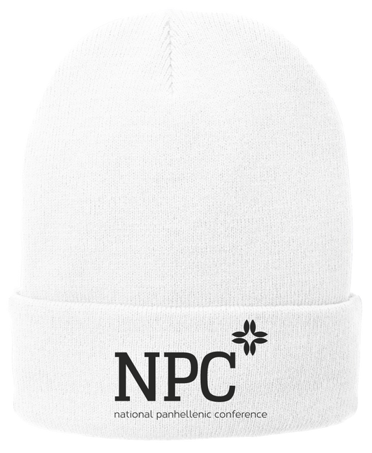 National Panhellenic Conference Lettered Beanies