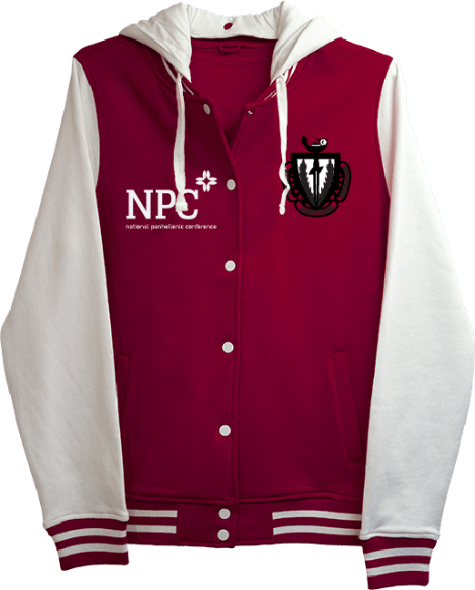 National Panhellenic Conference Varsity Hooded Sweatshirt