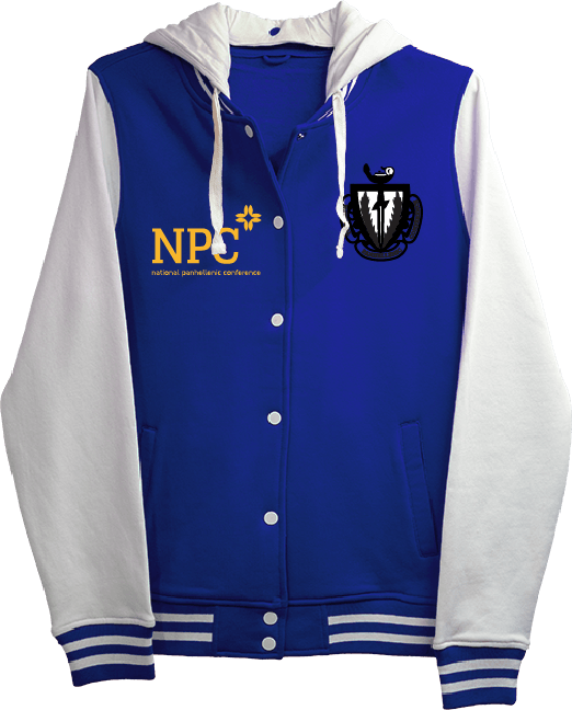 National Panhellenic Conference Varsity Hooded Sweatshirt