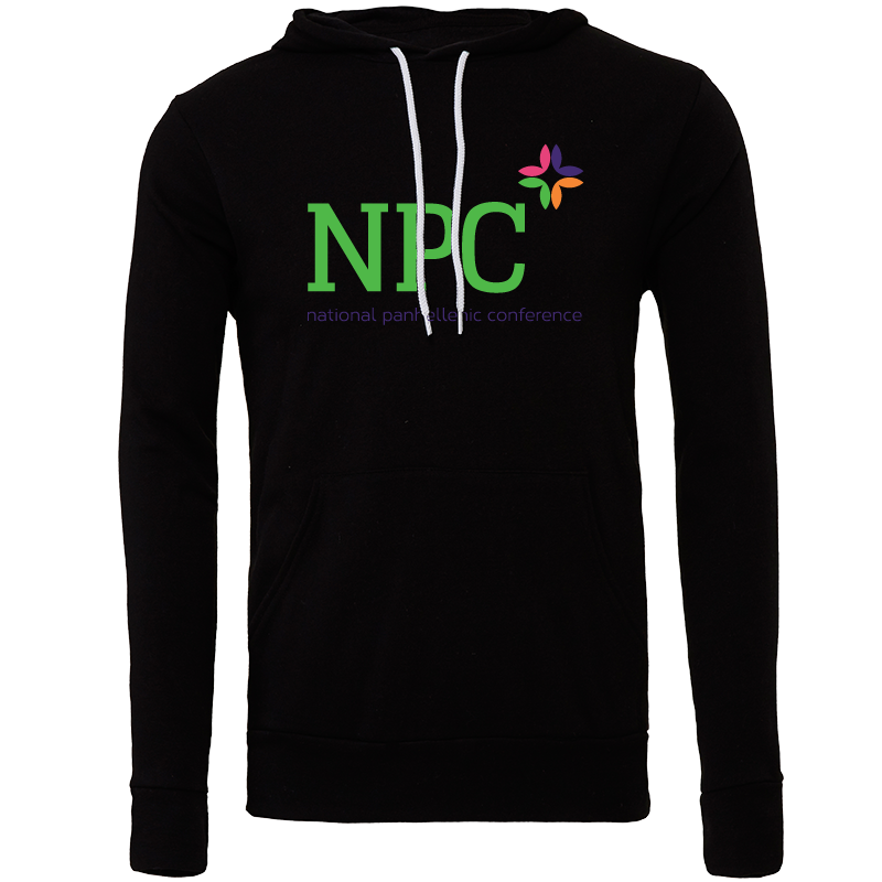 National Panhellenic Conference Full-Color Lettered Hooded Sweatshirts