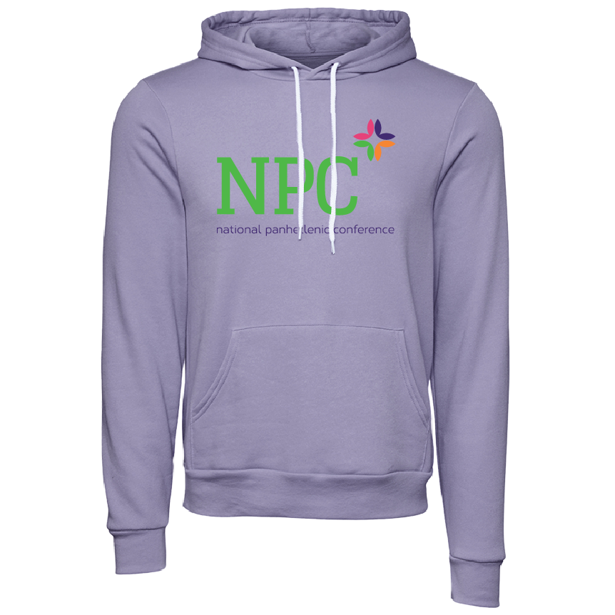 National Panhellenic Conference Full-Color Lettered Hooded Sweatshirts