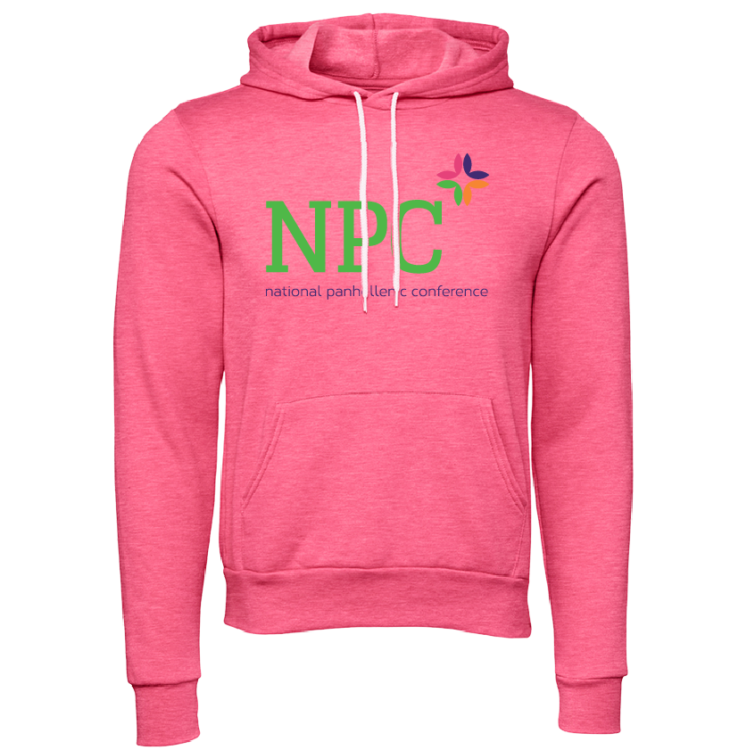National Panhellenic Conference Full-Color Lettered Hooded Sweatshirts
