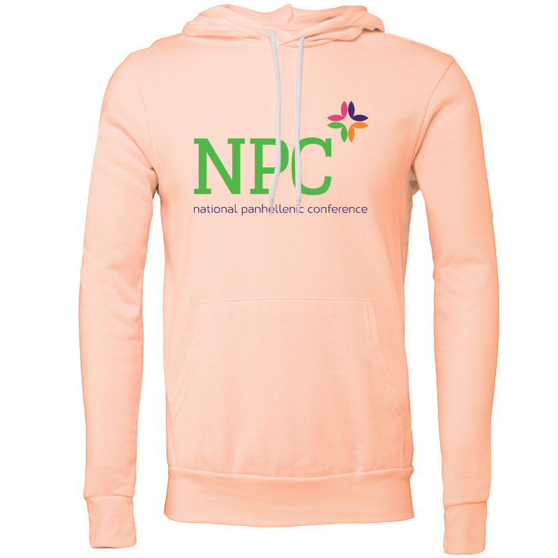 National Panhellenic Conference Full-Color Lettered Hooded Sweatshirts