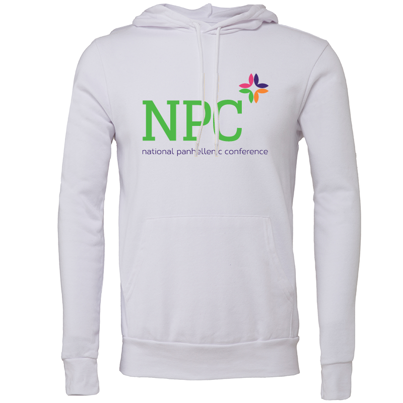 National Panhellenic Conference Full-Color Lettered Hooded Sweatshirts