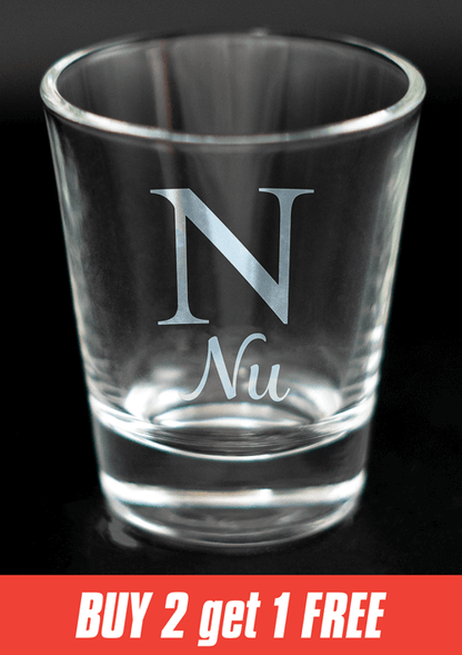 Greek Letter Shot Glasses