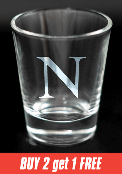 Greek Letter Shot Glasses