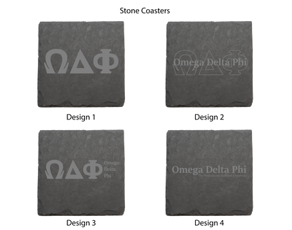 Omega Delta Phi Stone Coasters - 4-Pack