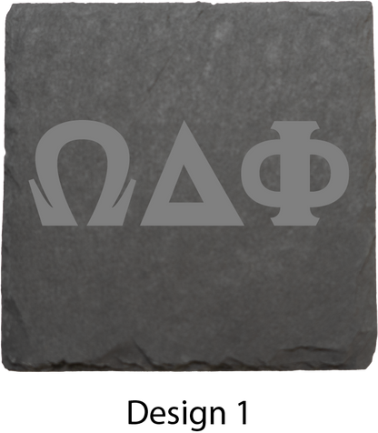 Omega Delta Phi Stone Coasters - 4-Pack