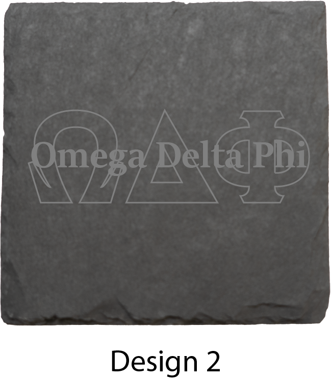 Omega Delta Phi Stone Coasters - 4-Pack