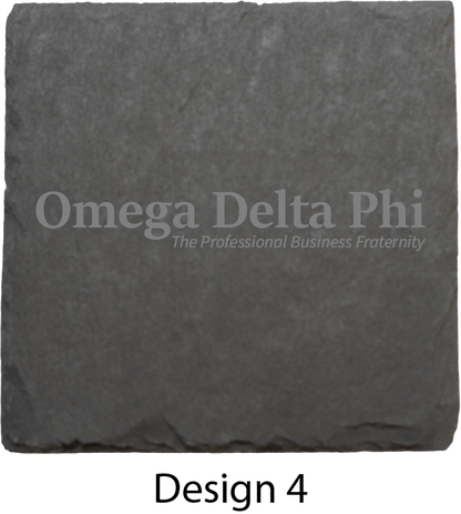 Omega Delta Phi Stone Coasters - 4-Pack