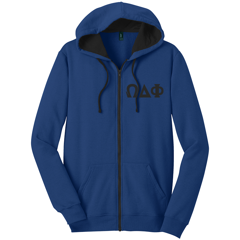 Omega Delta Phi Zip-Up Hooded Sweatshirts