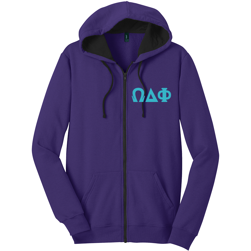 Omega Delta Phi Zip-Up Hooded Sweatshirts