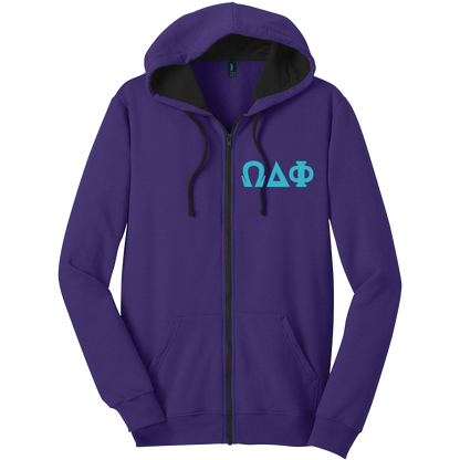 Omega Delta Phi Zip-Up Hooded Sweatshirts