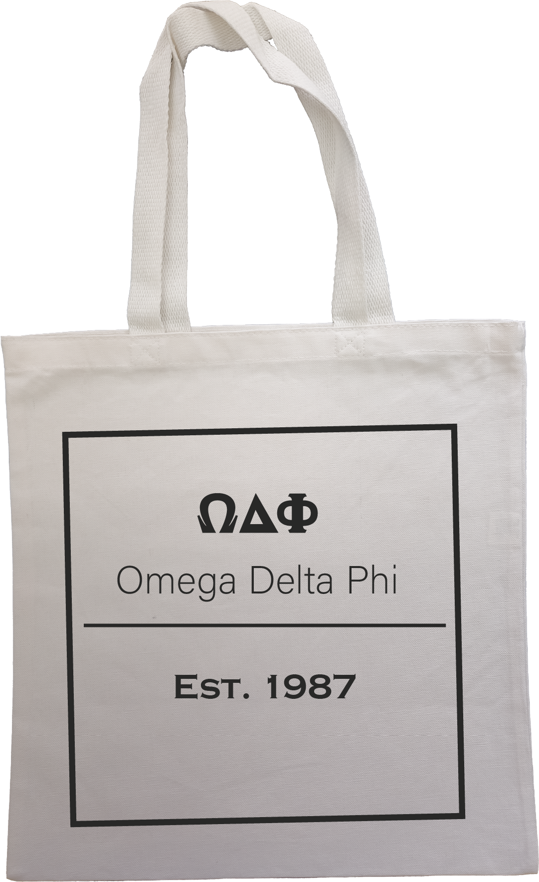 Omega Delta Phi Tote Bags