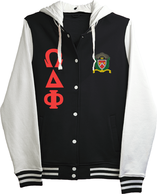 Omega Delta Phi Varsity Hooded Sweatshirt