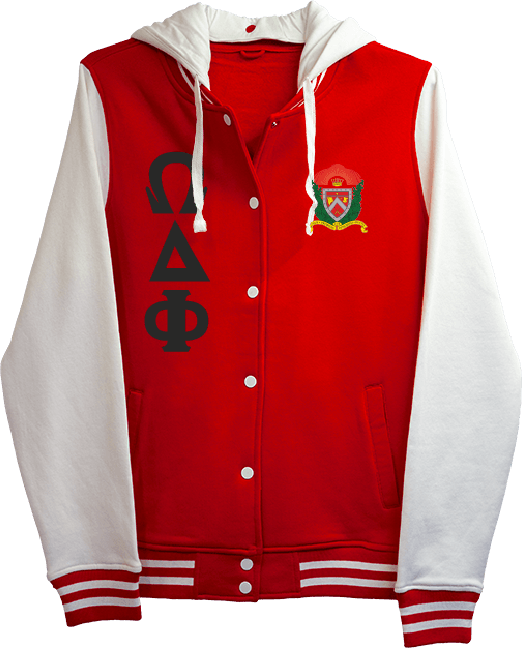Omega Delta Phi Varsity Hooded Sweatshirt