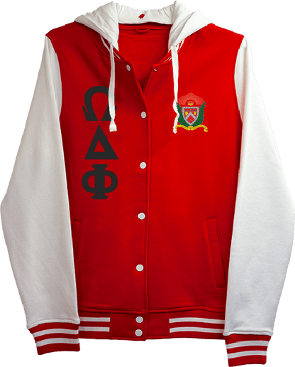 Omega Delta Phi Varsity Hooded Sweatshirt