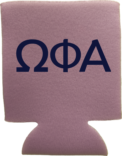 Omega Phi Alpha Can Coozies