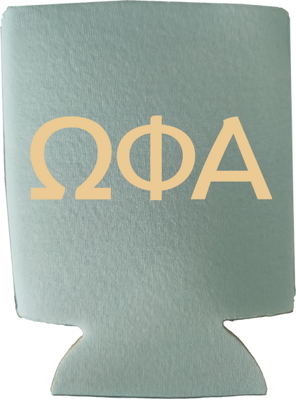 Omega Phi Alpha Can Coozies