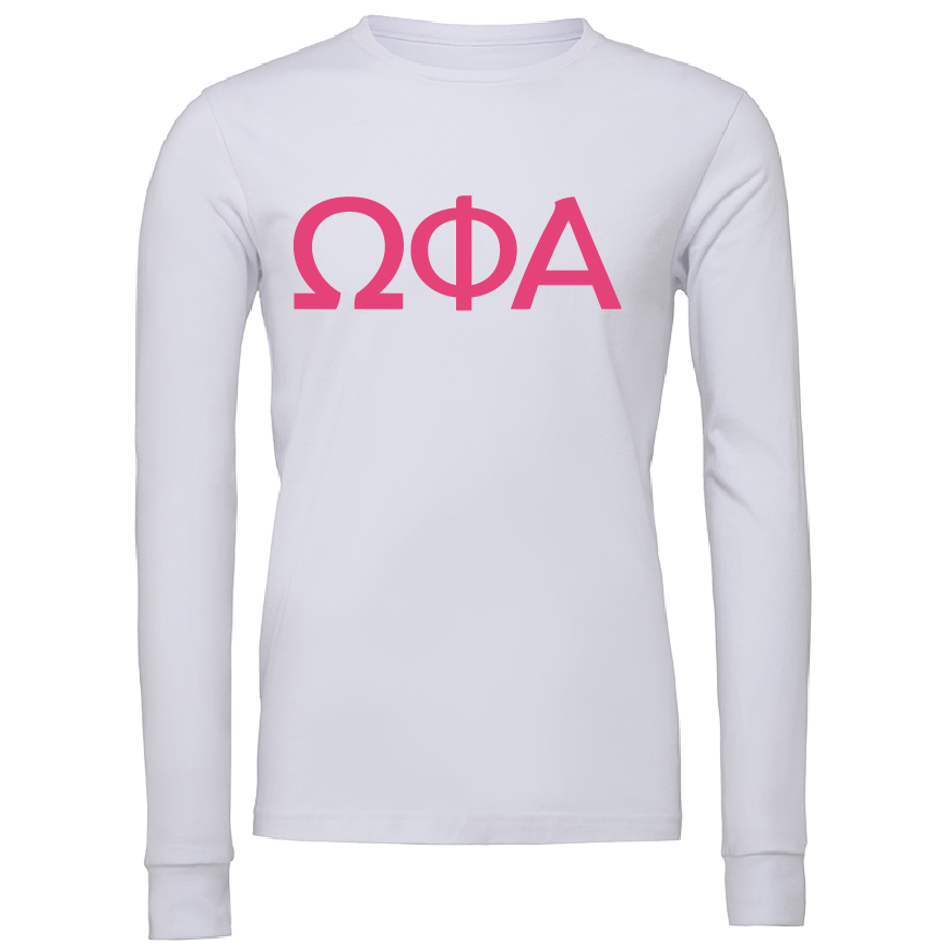 Omega Phi Alpha Long Sleeve T-Shirts