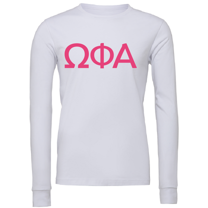 Omega Phi Alpha Long Sleeve T-Shirts