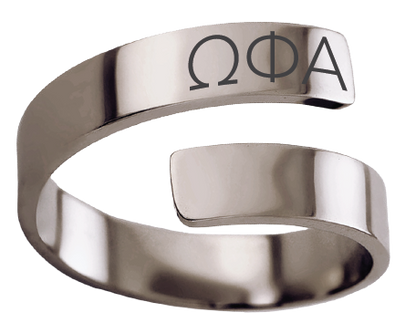 Omega Phi Alpha Lettered Rings