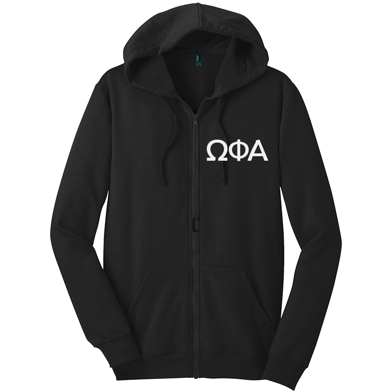 Omega Phi Alpha Zip-Up Hooded Sweatshirts