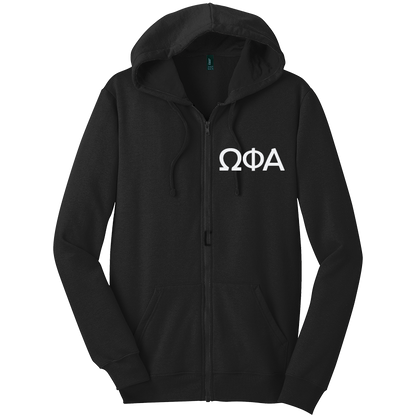 Omega Phi Alpha Zip-Up Hooded Sweatshirts