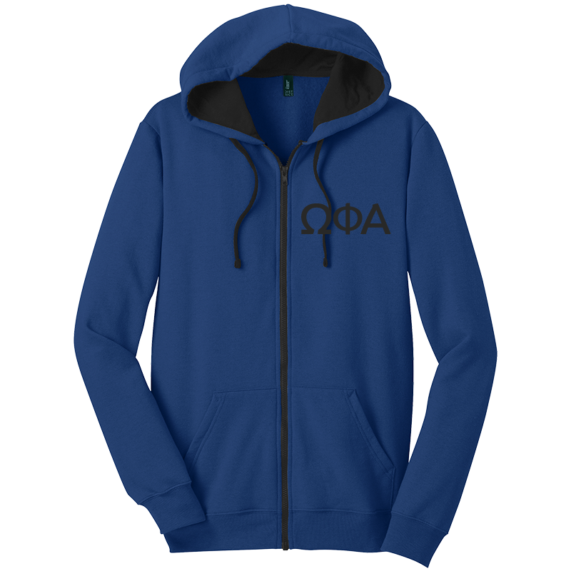 Omega Phi Alpha Zip-Up Hooded Sweatshirts