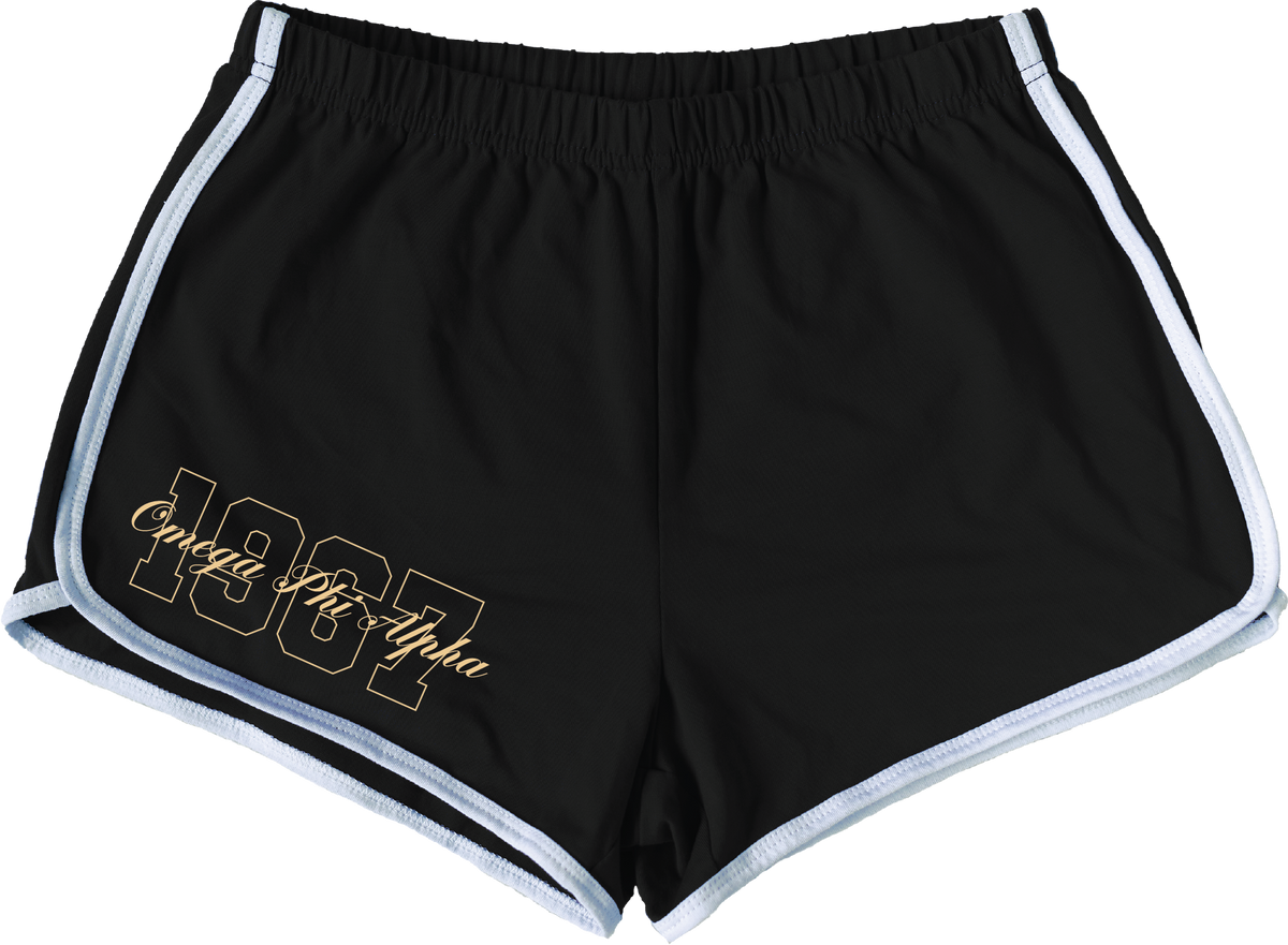 Omega Phi Alpha Year and Name Women's Shorts