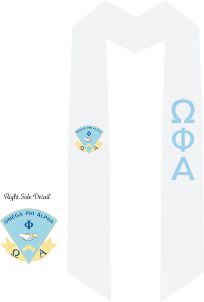 Omega Phi Alpha Graduation Stoles