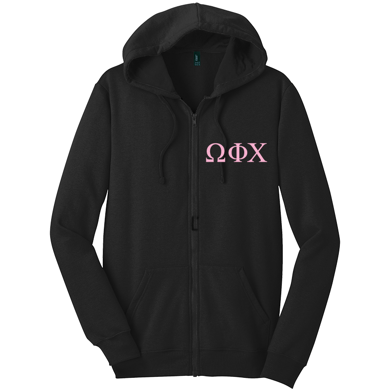 Omega Phi Chi Zip-Up Hooded Sweatshirts