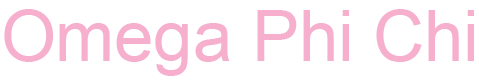 Omega Phi Chi Stickers