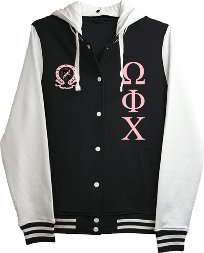Omega Phi Chi Varsity Hooded Sweatshirt